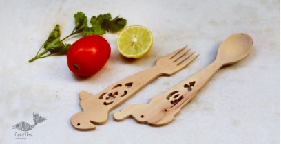 Purnak ✼ Udayagiri Wooden Cutlery - Set of Tow ✼ { 19 }